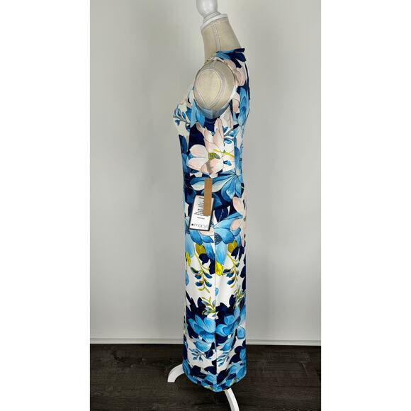 Rachel Rachel Roy Printed Cold Shoulder Jersey Maxi Dress Floral Womens Small - Picture 7 of 15